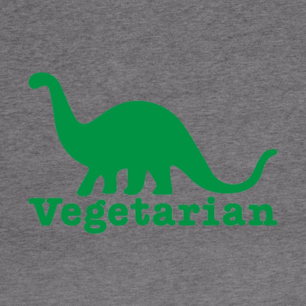 Vegan Vegetarian Dinosaur Funny Animal Humor by Mellowdellow